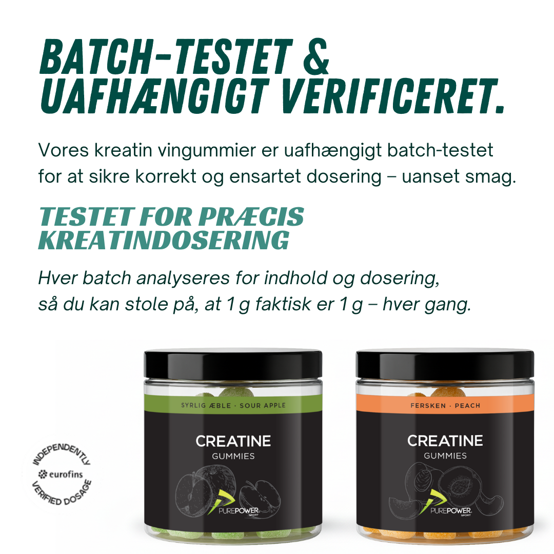 Creatine Gummies Peach 60 stk.
