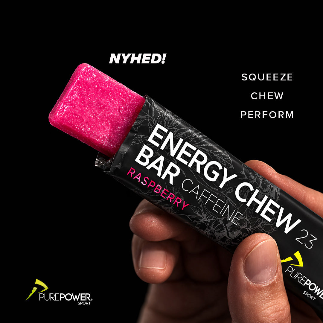 Energy Chew Bar Koffein Raspberry 30 g