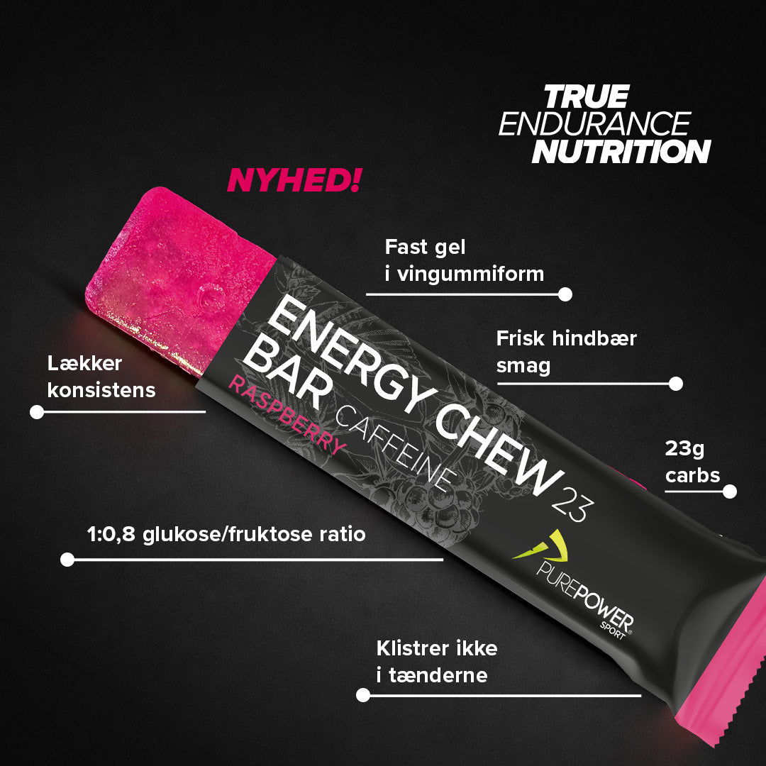 Energy Chew Bar Koffein Raspberry 30 g