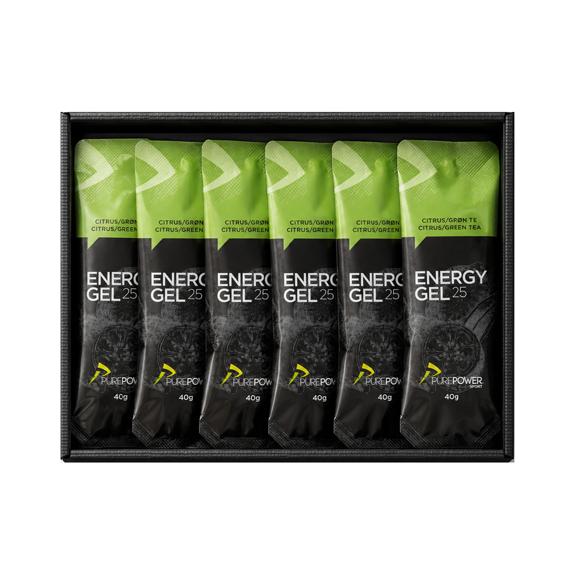 Energy Gel Citrus-/Grøn Te 12 x 40 g