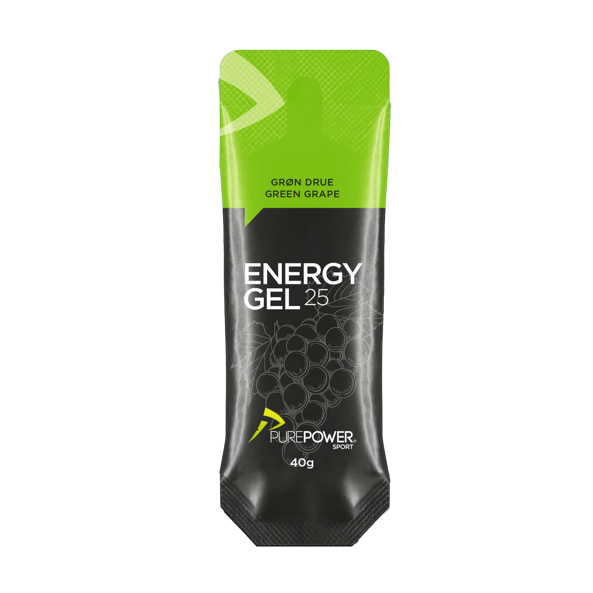Energy Gel Grøn Drue 40 g