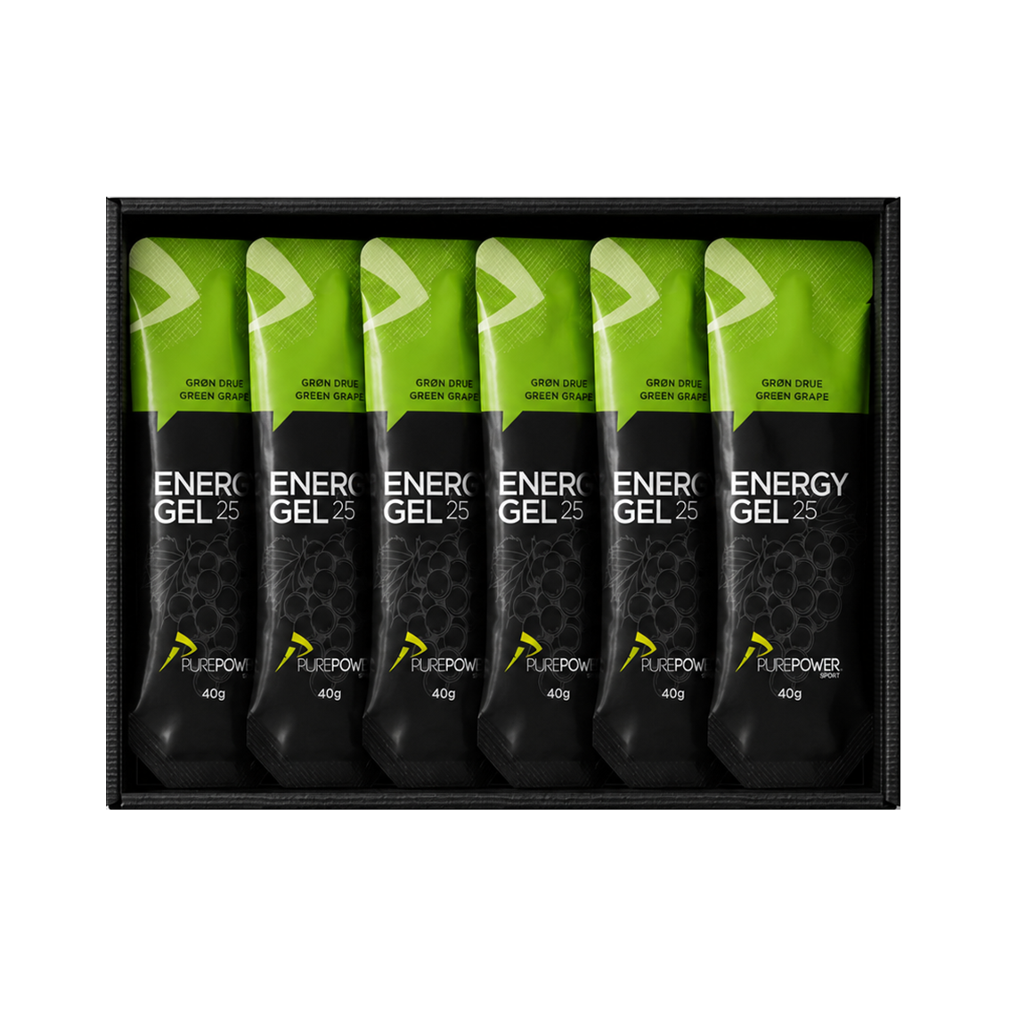 Energy Gel Grøn Drue 12 x 40 g