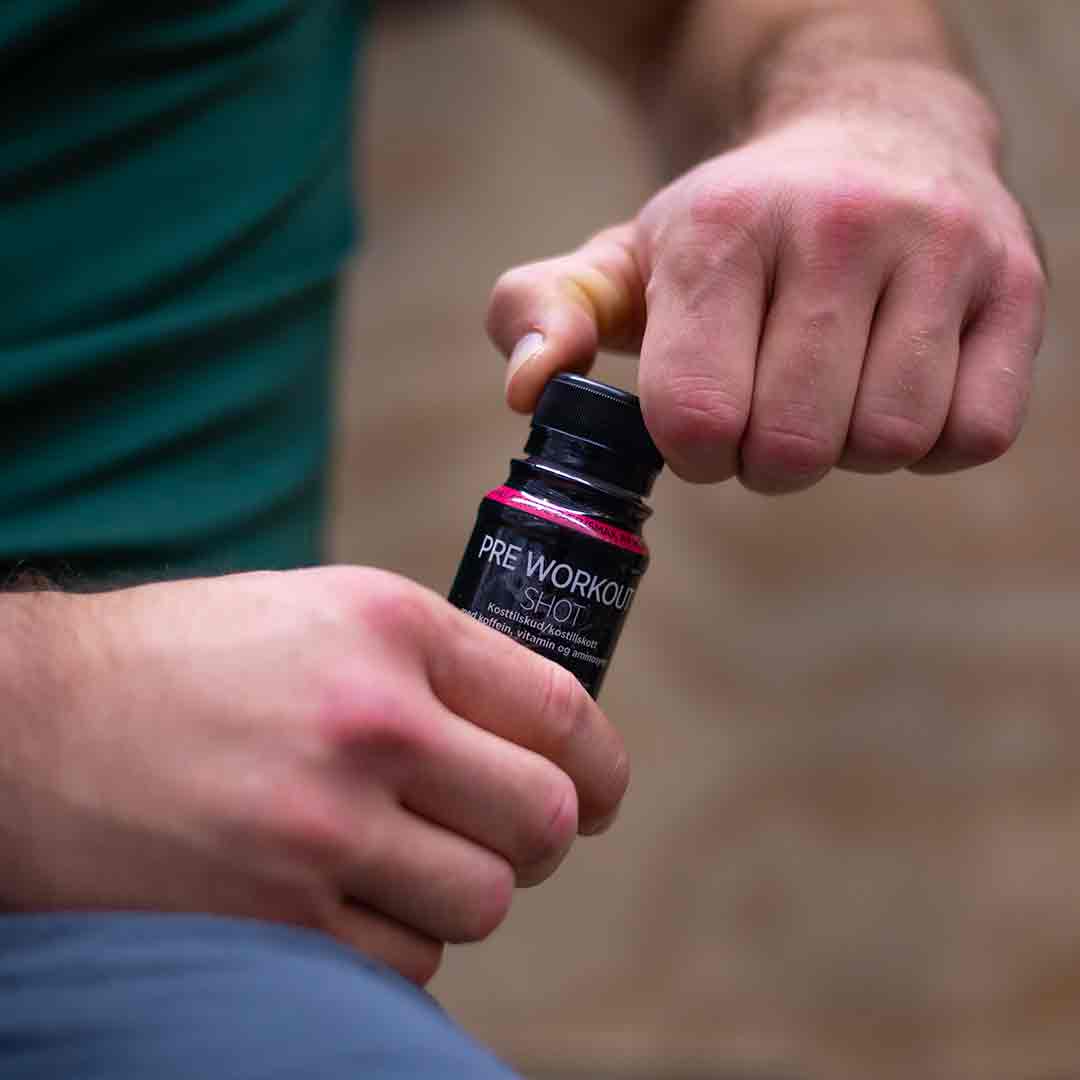 Pre-Workout shot (PWO) Røde bær 12x60 ml
