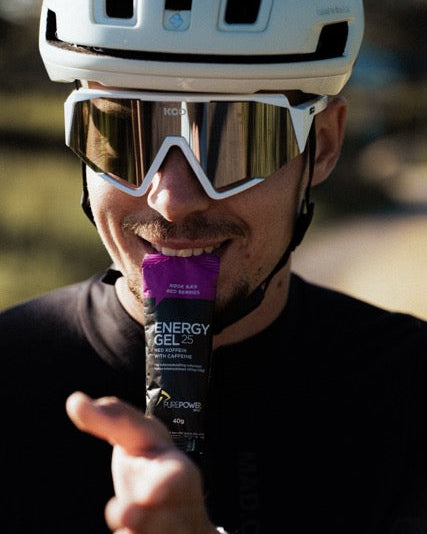 Energy Gel Koffein Røde Bær 40 g