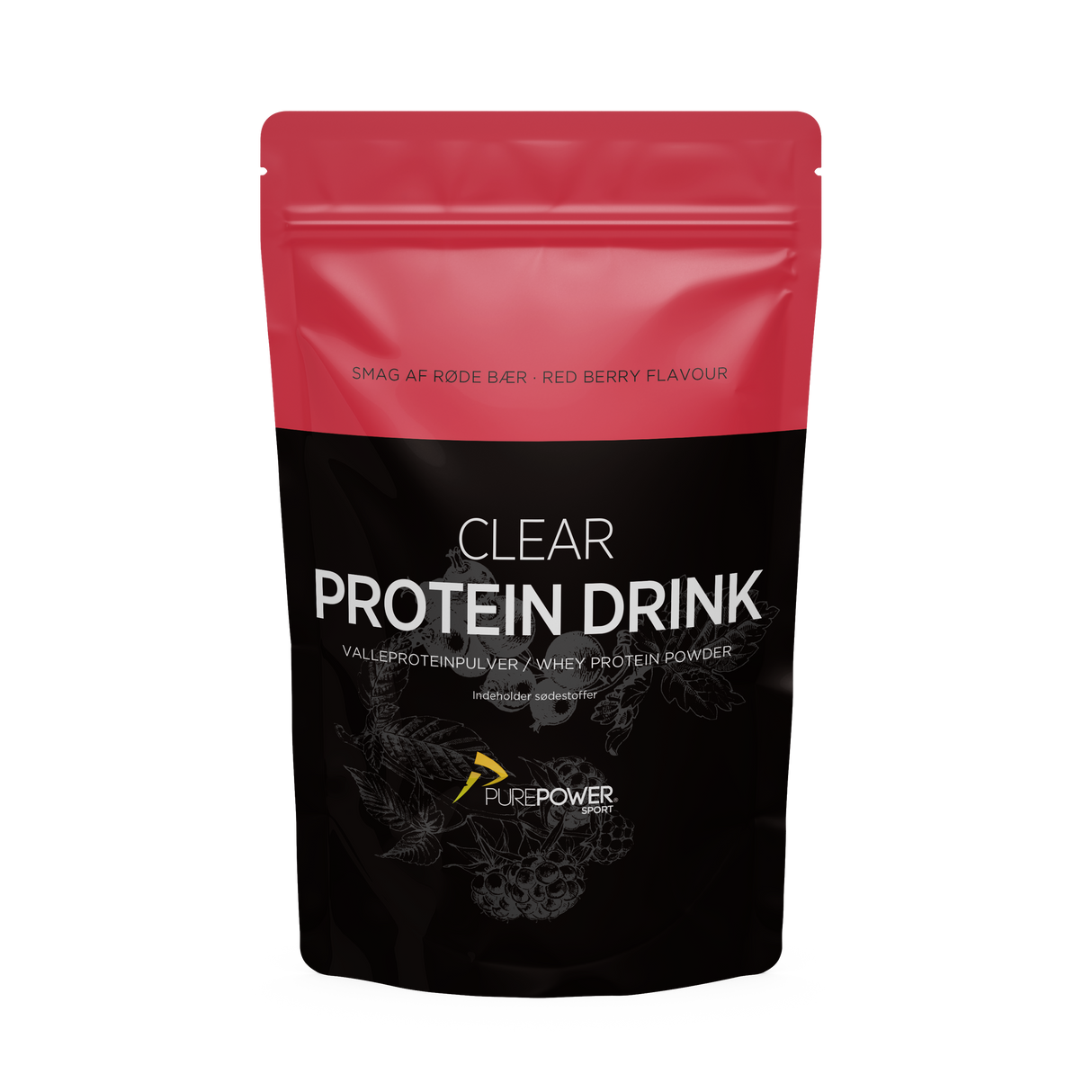 Clear Protein Drink Røde Bær 400 g