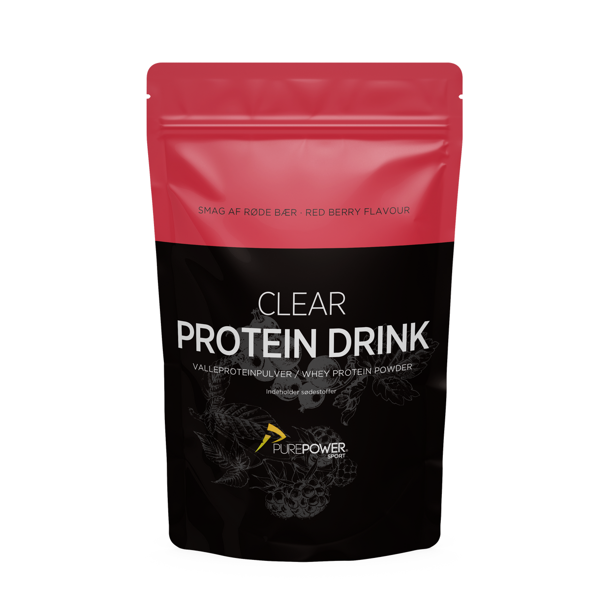 Clear Protein Drink Røde Bær 400 g