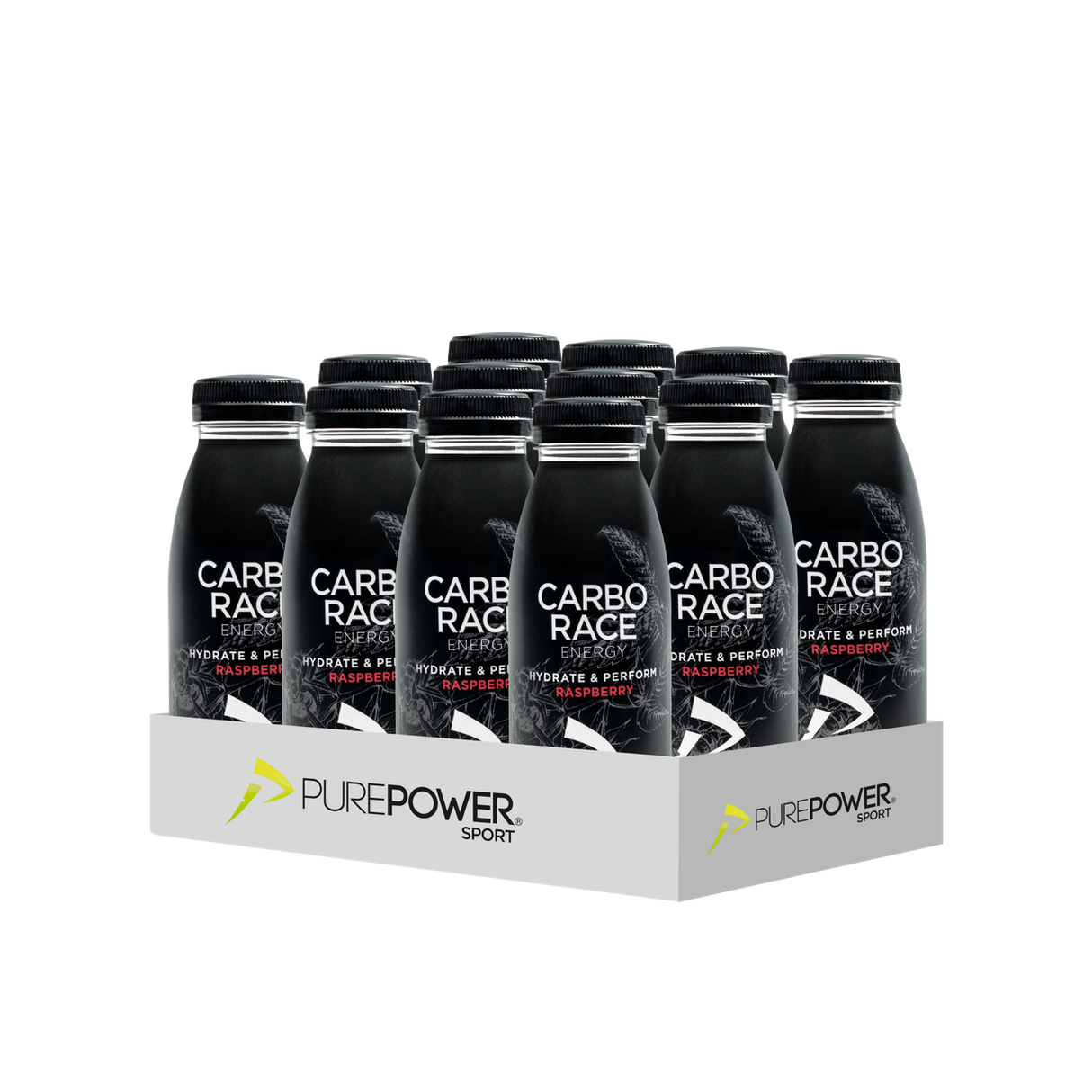 Carbo Race Energy Raspberry 12x330 ml inkl. pant