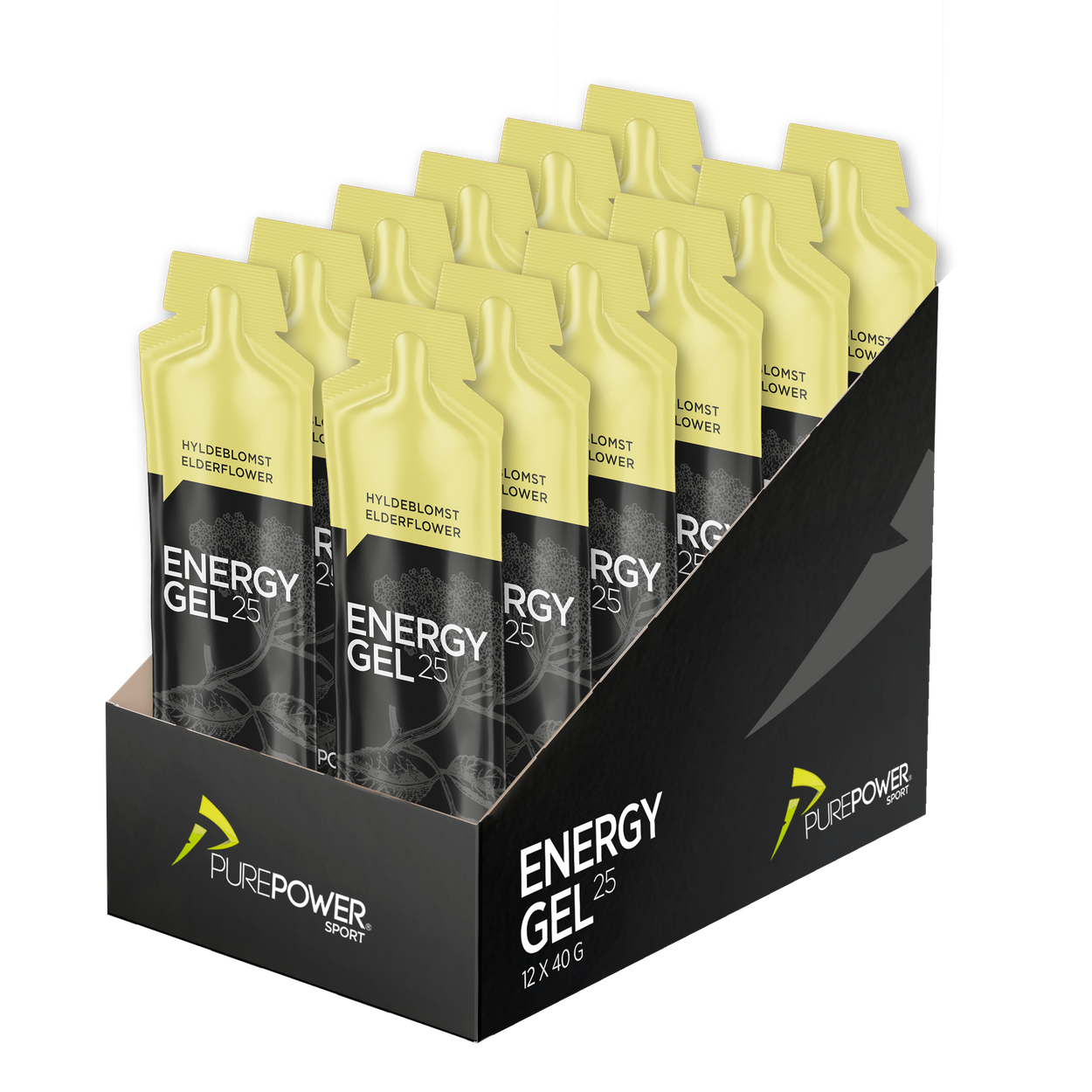 Energy Gel Hyldeblomst 12 x 40 g