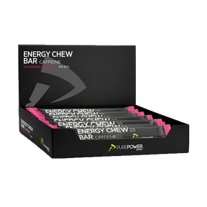 Energy Chew Bar Caffeine Raspberry 12 x 30 g