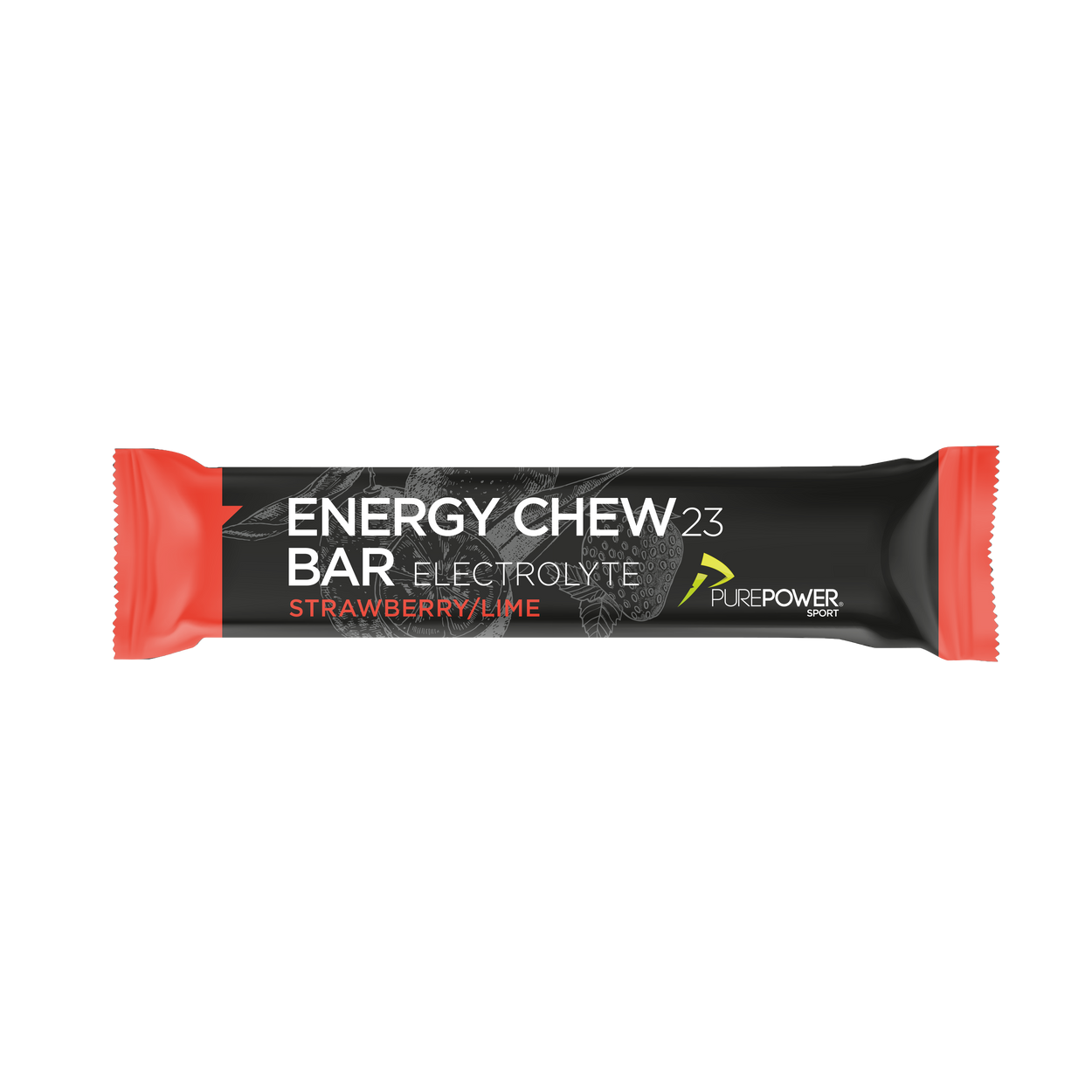 Energy Chew Bar Electrolyte Jordbær/Lime 30 g
