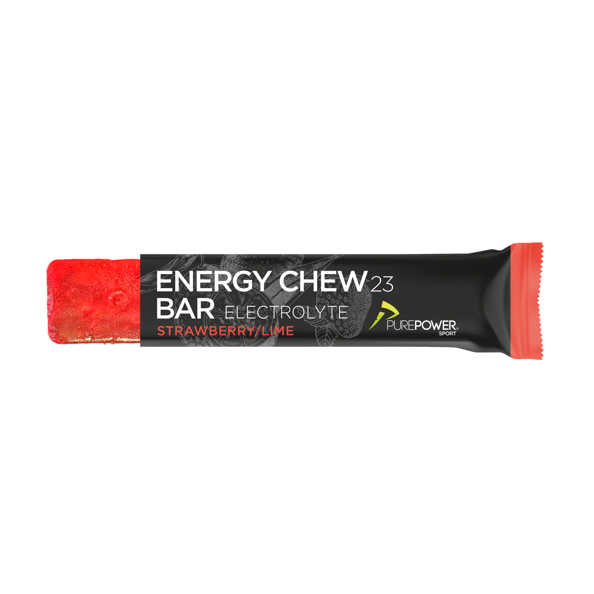 Energy Chew Bar Electrolyte Jordbær/Lime 30 g