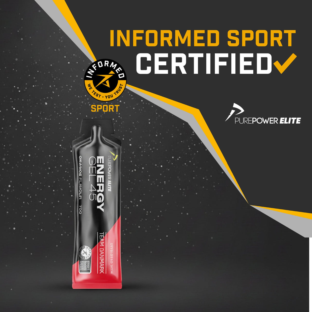 Elite Energy Gel 45 Appelsin