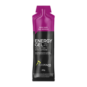 Energy Gel Koffein Røde Bær 40 g