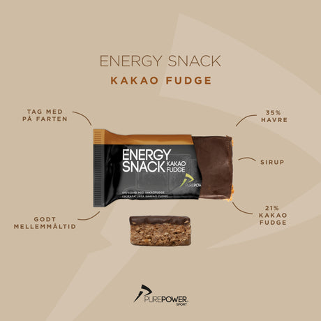 Energy Snack Kakao Fudge 12x60 g