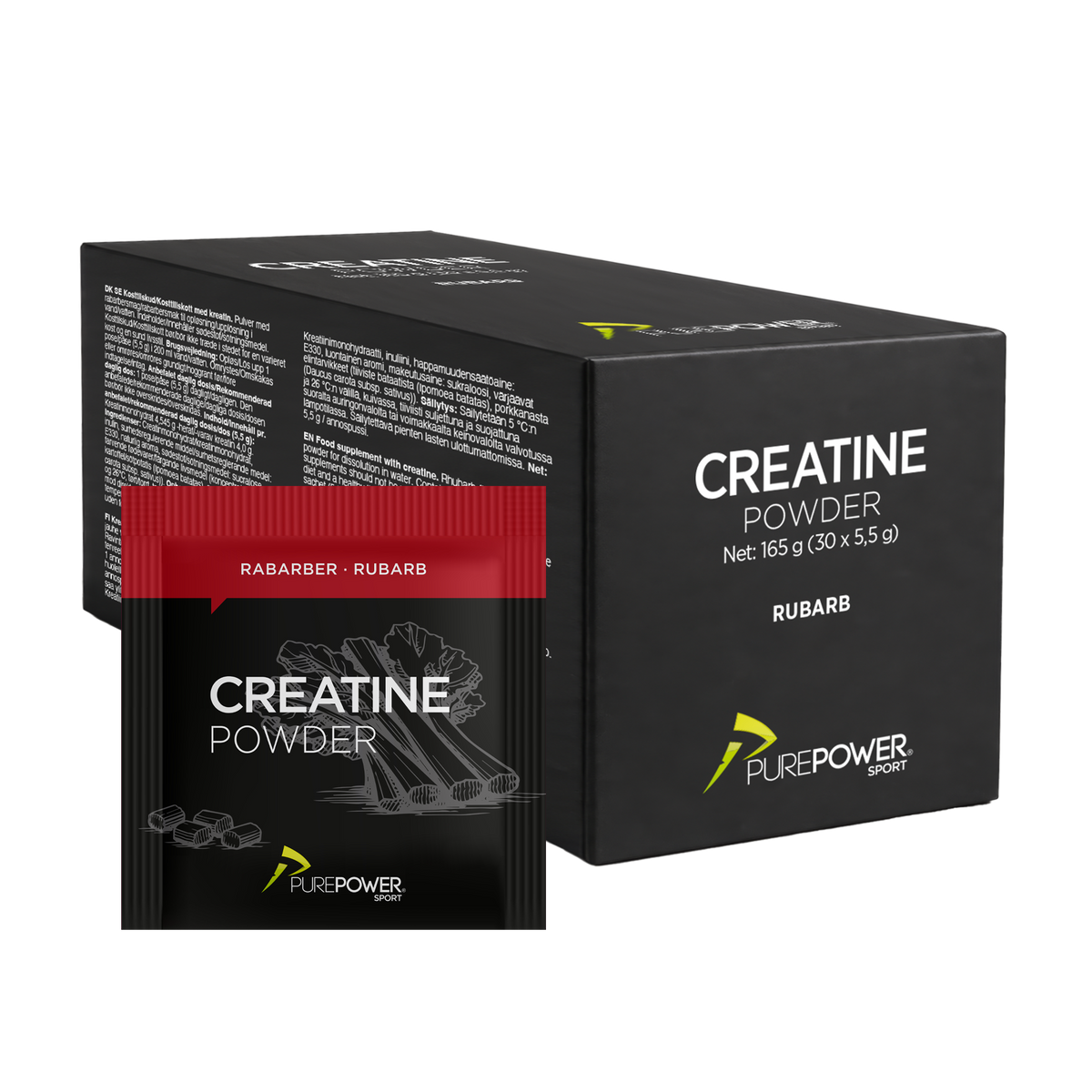 Creatine Sticks Rabarber 30 x 4 g