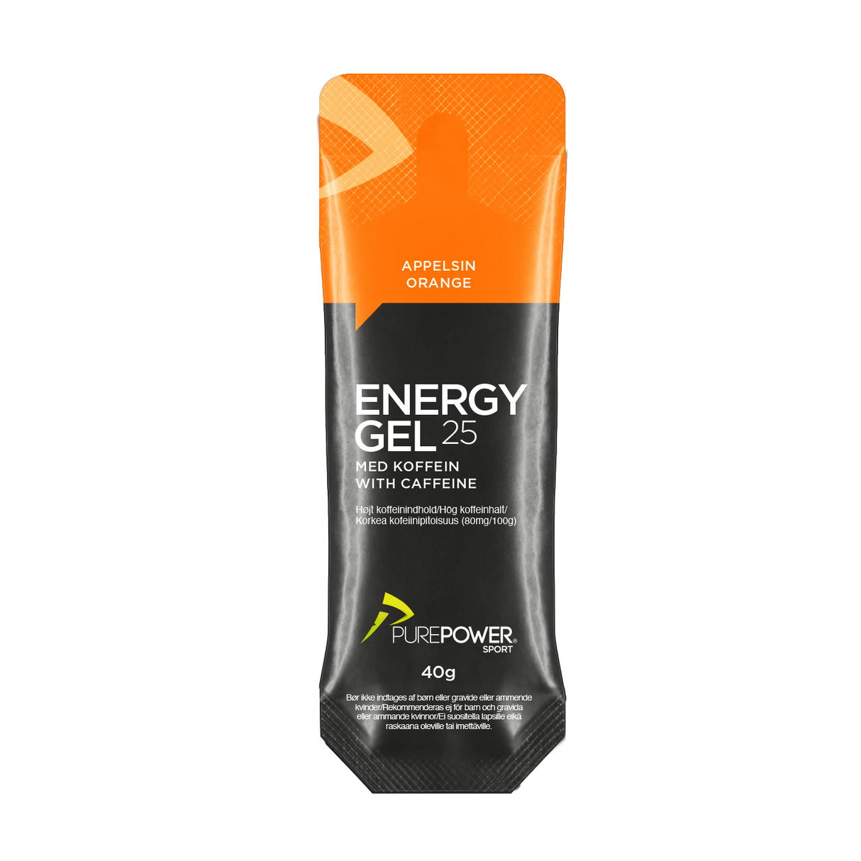 Energy Gel Koffein Appelsin 40 g